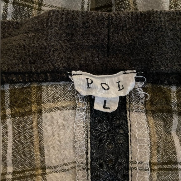 POL large brown plaid jacket - Picture 3 of 6